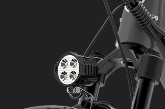 Front Light With Horn For LANKELEISI Ebike (With And Without Horn)