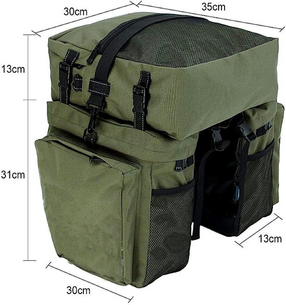 Lankeleisi Ebike Applicable Bag, Waterproof 37L Large Capacity, Can Be Placed On The Rear Rack Of The Ebike