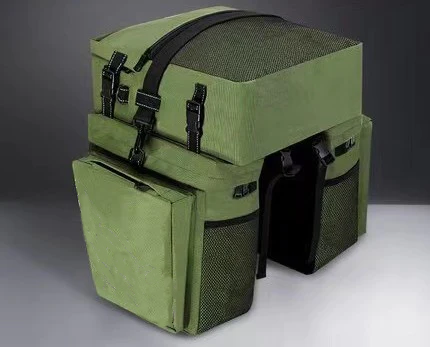 Lankeleisi Ebike Applicable Bag, Waterproof 37L Large Capacity, Can Be Placed On The Rear Rack Of The Ebike