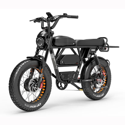 (USA Clearance) LANKELEISI X-Black Knight 2000W Dual Motor Maximum Range 280KM//Only ship to USA