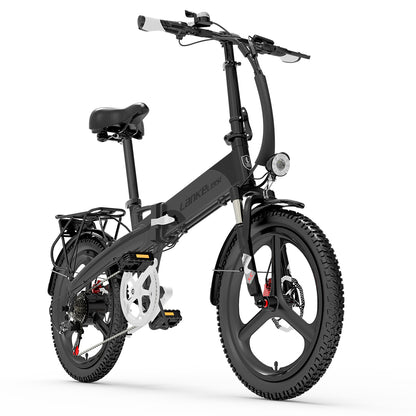 (EU Stock) Lankeleisi G660 Folding Mountain Ebike / Electric Bicycle, 48V 500W 12.8Ah Commuting Ebikes for Men and Women