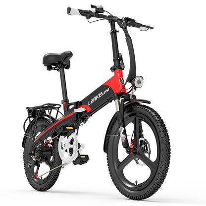 (EU Stock) Lankeleisi G660 Folding Mountain Ebike / Electric Bicycle, 48V 500W 12.8Ah Commuting Ebikes for Men and Women