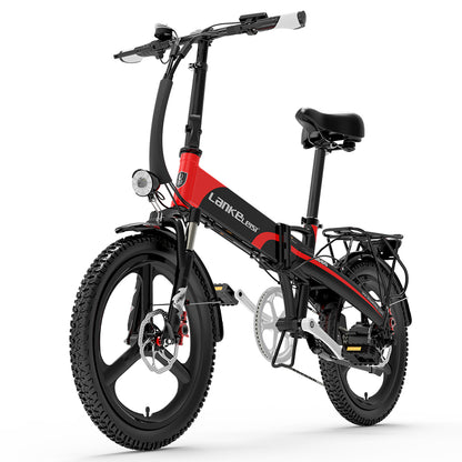 (EU Stock) Lankeleisi G660 Folding Mountain Ebike / Electric Bicycle, 48V 500W 12.8Ah Commuting Ebikes for Men and Women