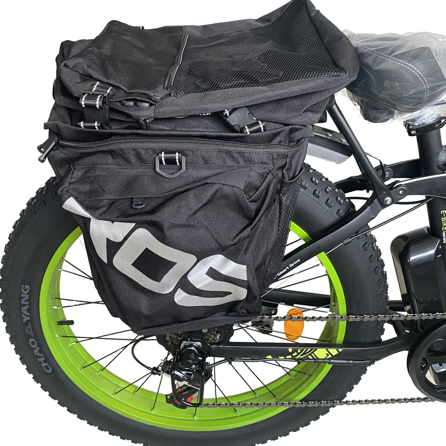 Lankeleisi Ebike Applicable Bag, Waterproof 37L Large Capacity, Can Be Placed On The Rear Rack Of The Ebike