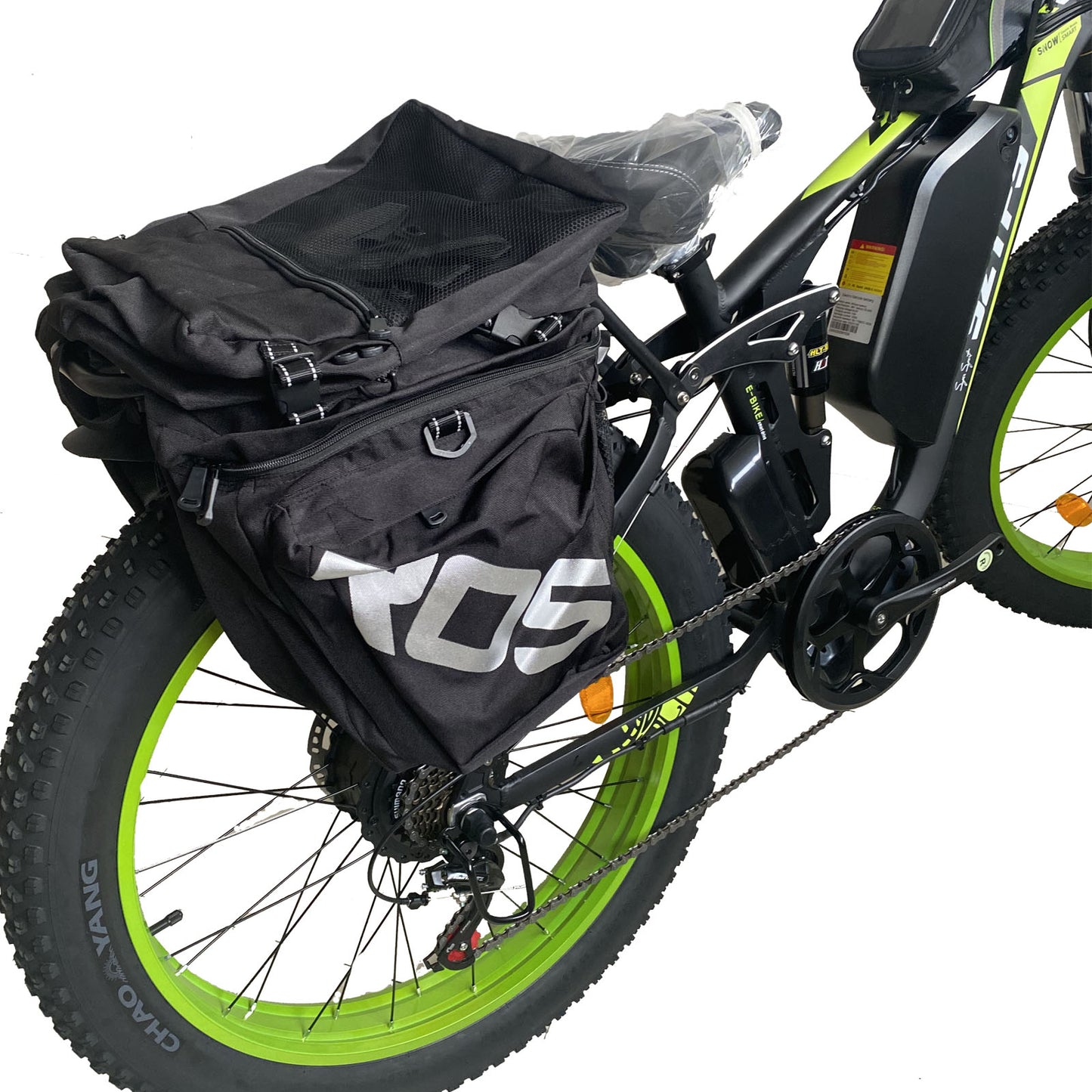 Lankeleisi Ebike Applicable Bag, Waterproof 37L Large Capacity, Can Be Placed On The Rear Rack Of The Ebike