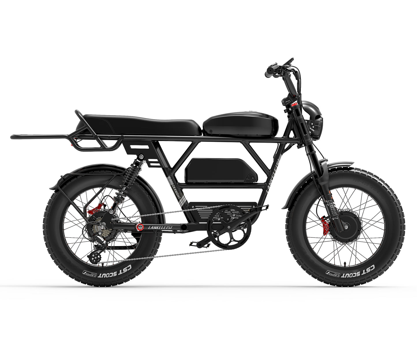 (USA EU Lager) LANKELEISI X-Black Knight 2000W Doppelmotor Maximale Reichweite 280KM