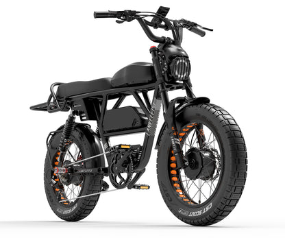 (USA Clearance) LANKELEISI X-Black Knight 2000W Dual Motor Maximum Range 280KM//Only ship to USA