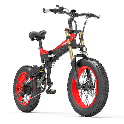 (EU UK Stock) Lankeleisi X-3000 plus-up 20 Inch 4.0 Fat Tire Snow Bike