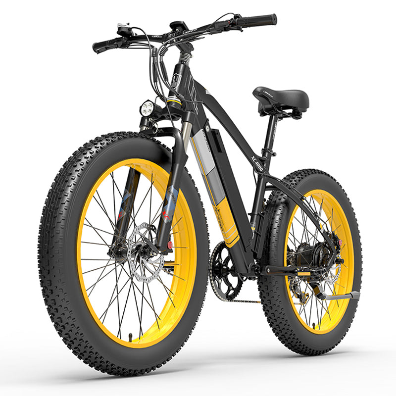 (EU Stock) Lankeleisi XC 4000 Electric Fat Bike-yellow/green