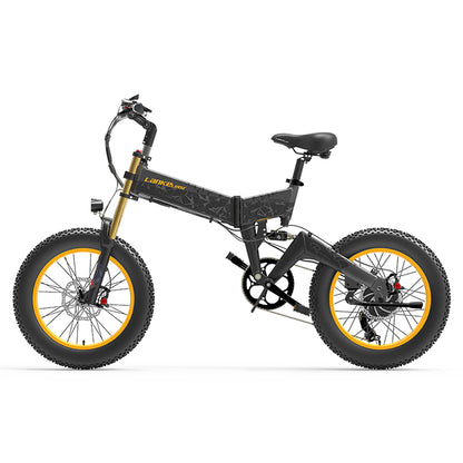 (EU UK Stock) Lankeleisi X-3000 plus-up 20 Inch 4.0 Fat Tire Snow Bike