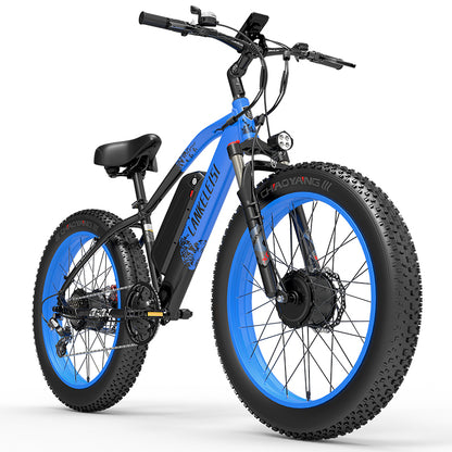 (USA, EU, UK-Lager) Lankeleisi MG740PLUS Offroad-Elektrofahrrad mit Doppelmotor vorne und hinten (Neu im Jahr 2023)